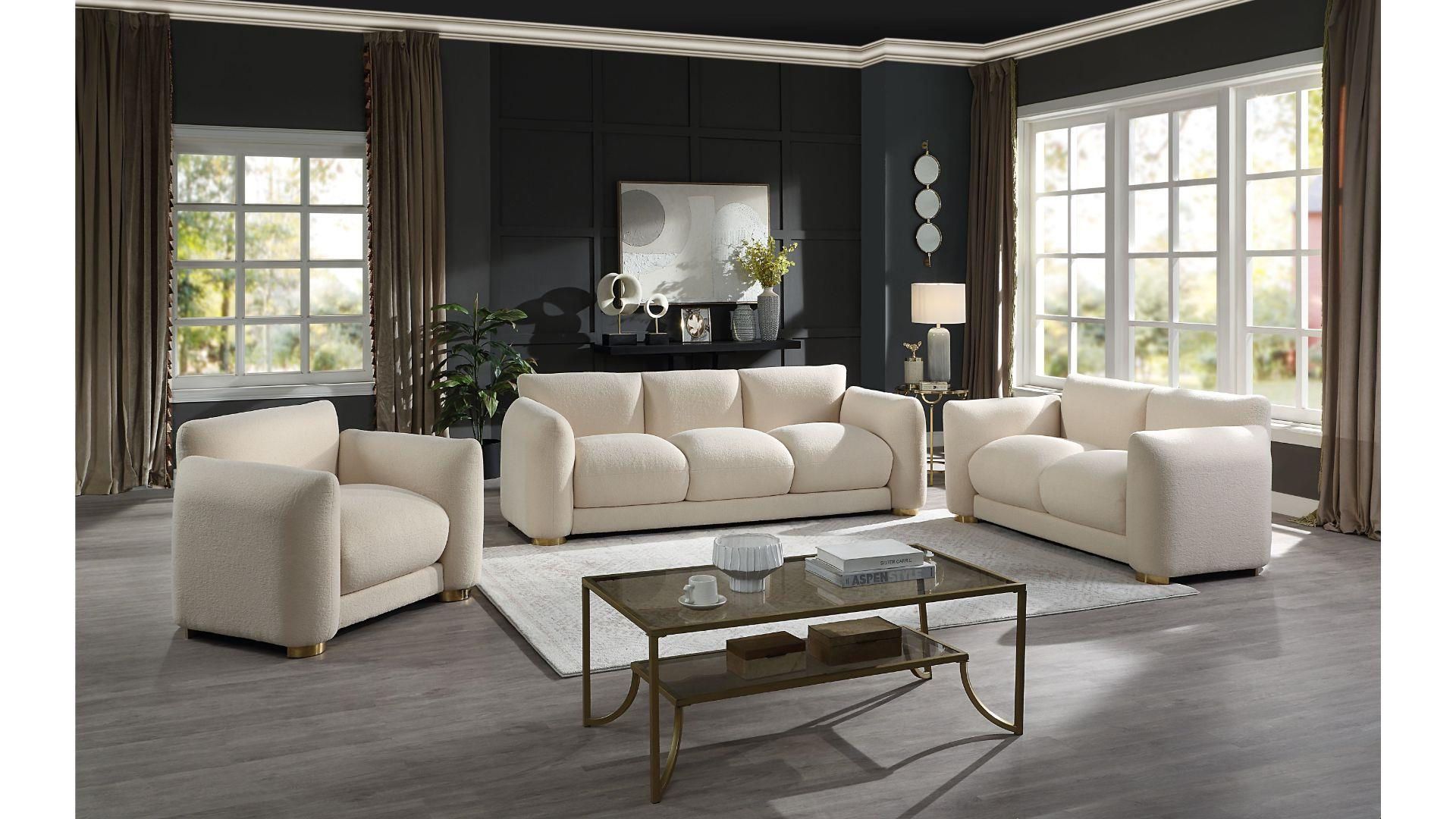 Cluff 3 Piece Living Room Set