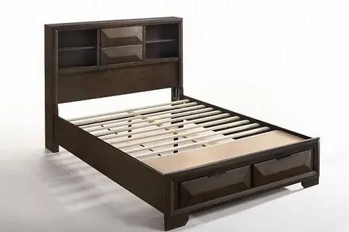 Thumbnail: Laura Queen 8 Piece Espresso Bedroom Set