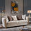 Thumbnail: Chanelle 3 Piece Living Room Set In Grey