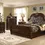 Thumbnail: ROMA - QUEEN SIZE  Bedroom Complete MARBLE Tops 8 PC. Set - DARK WALNUT