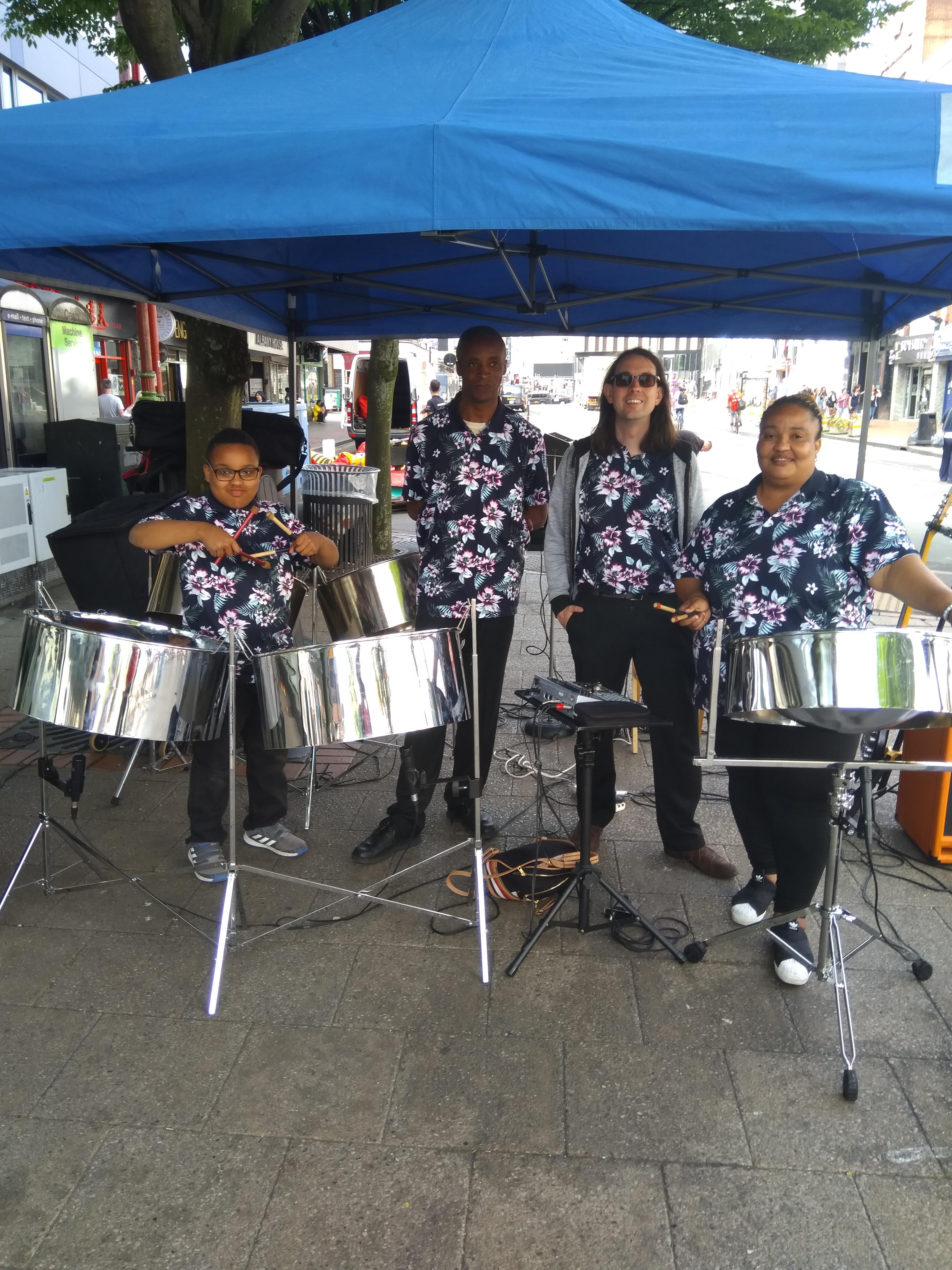 STEELDRUM QUARTET BIKE RACE