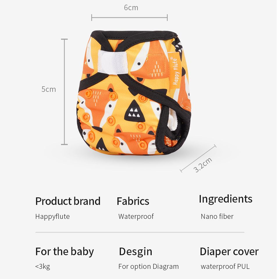 Miniatura: Adjustable Cloth Diapers for Newborns