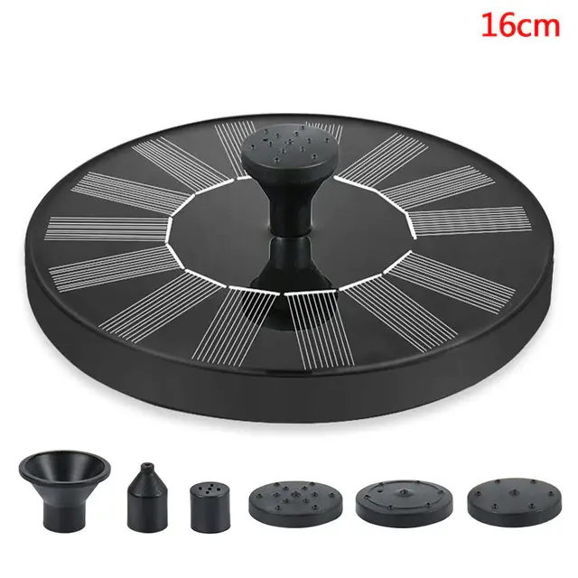 Thumbnail: Solar Bird Bath Fountain Bird Bath Solar Pump Pool Floating Solar Water Fountain