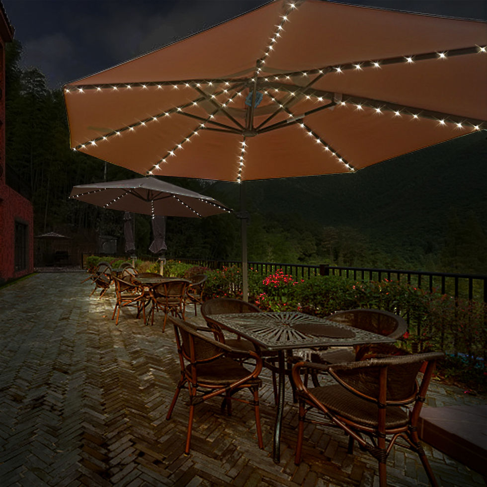 Thumbnail: Umbrella LED Solar Lights