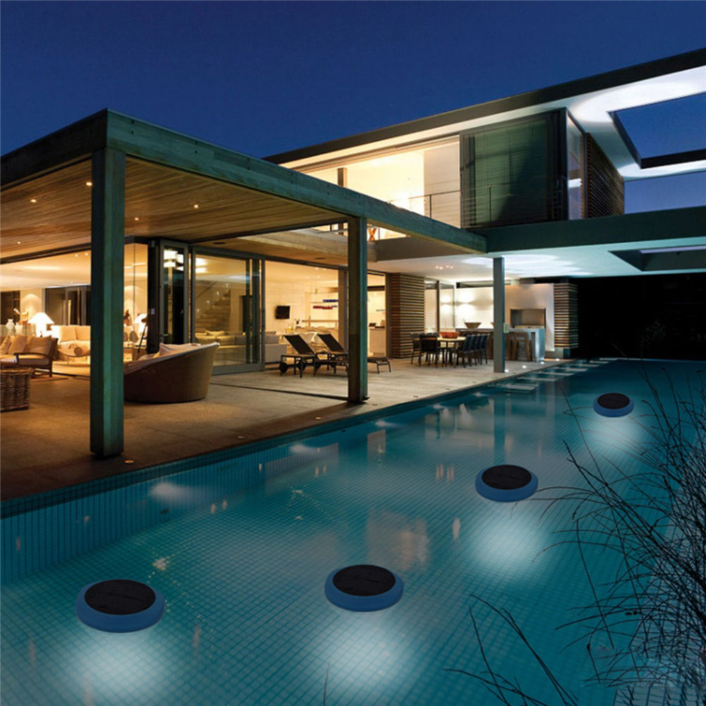 solar powered floating pool lights