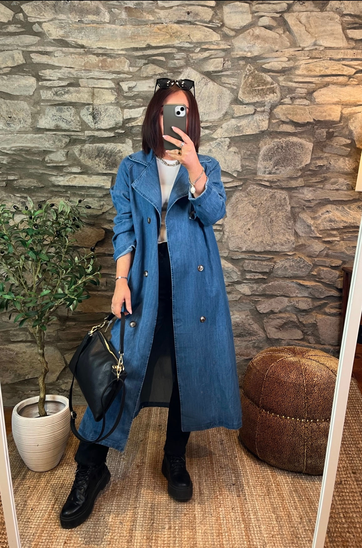 Denim Soft Trench