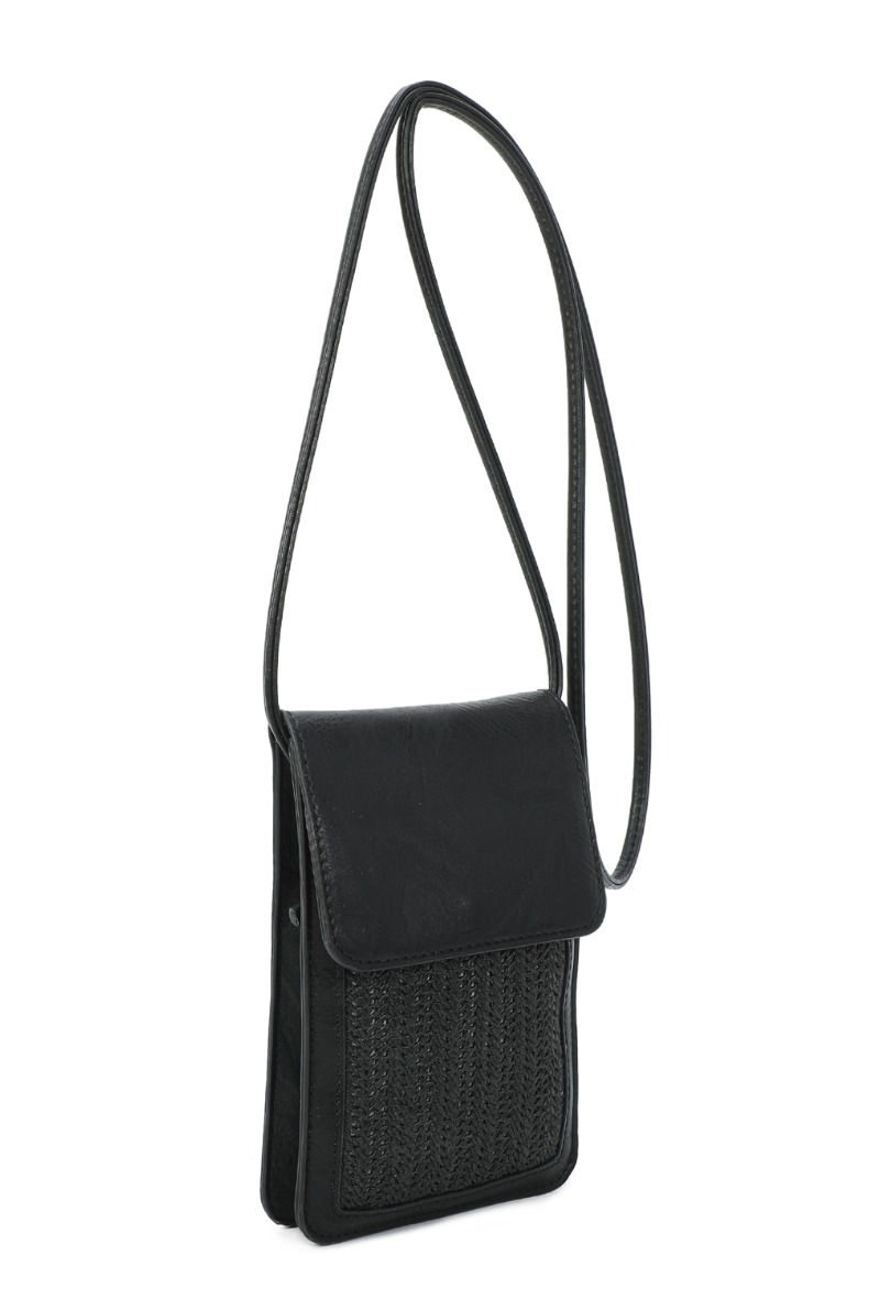Thumbnail: Black straw Minibag 