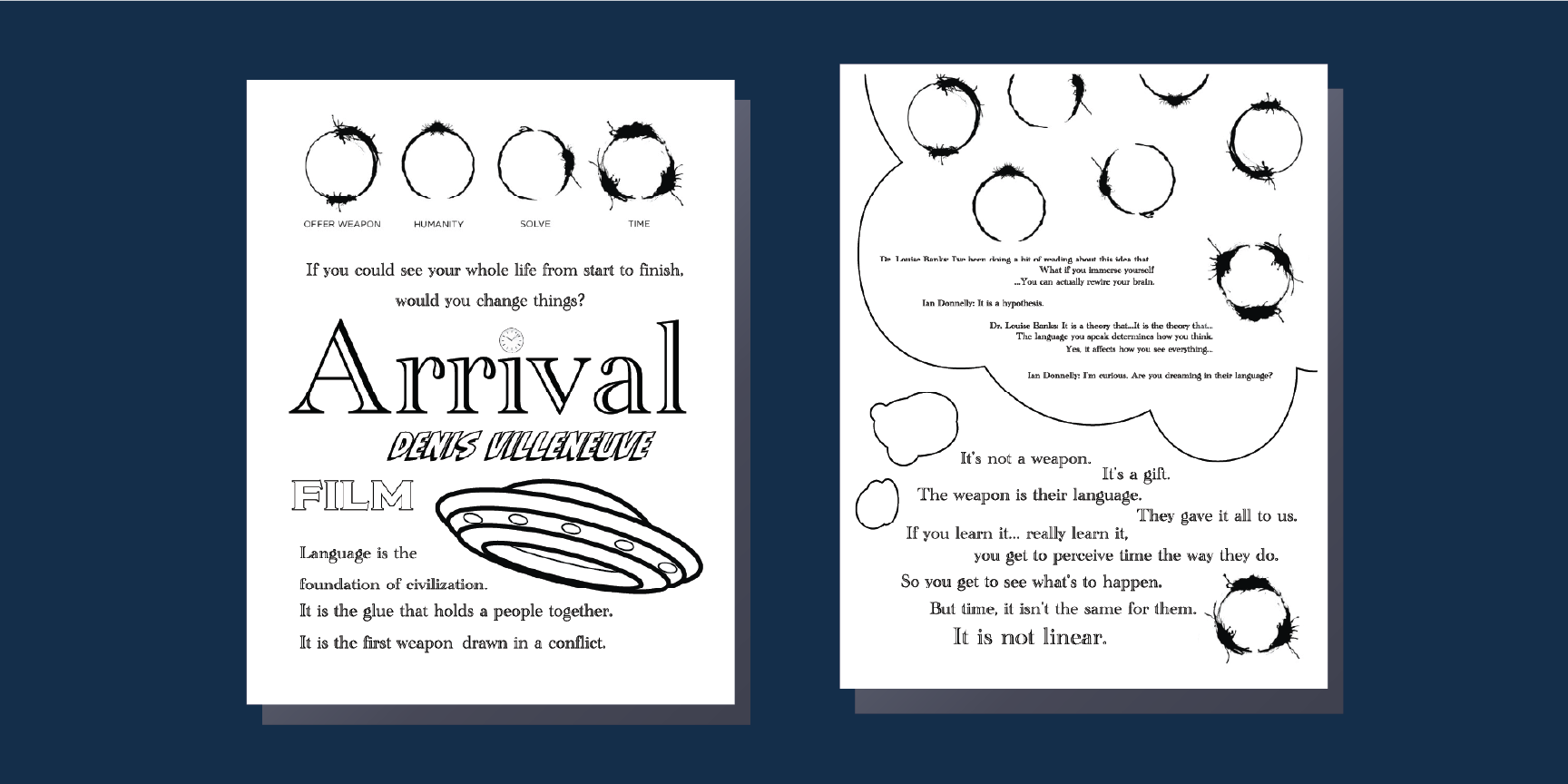 Coloring Pages for "Arrival"