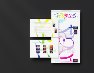 Festival Information Web Page Mockup