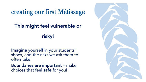 Creating Our First Metissage