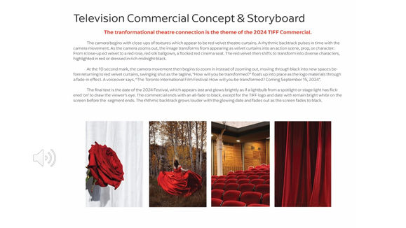 TIFF Commercial Concept & Storyboard