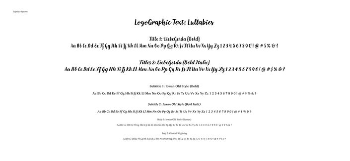 CW Identity Typeface System