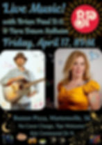 Brian Paul D.G. and Tara Dawn Solheim at Boston Pizza in Martensville!