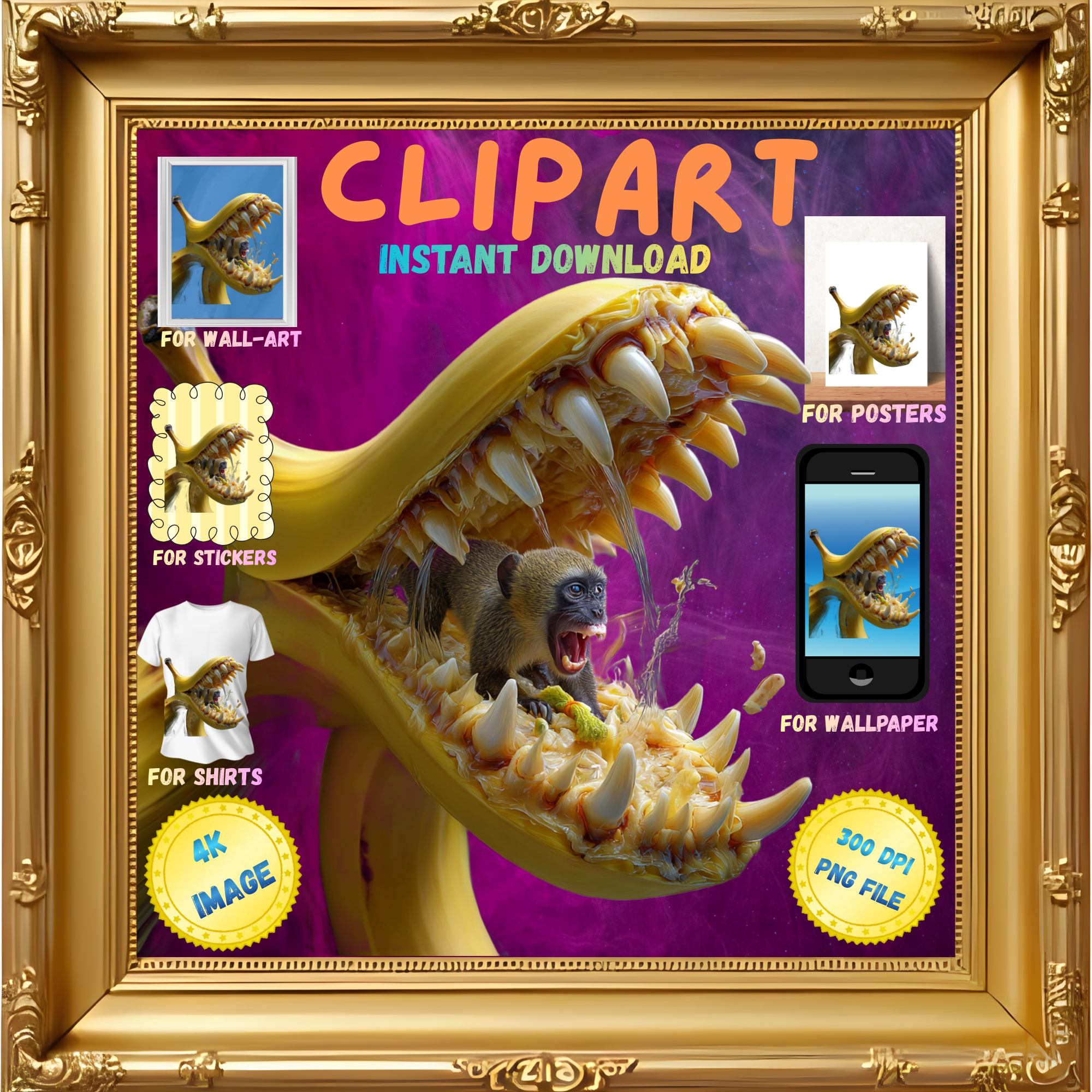 Clipart, Funny, V14 (Instant Download)