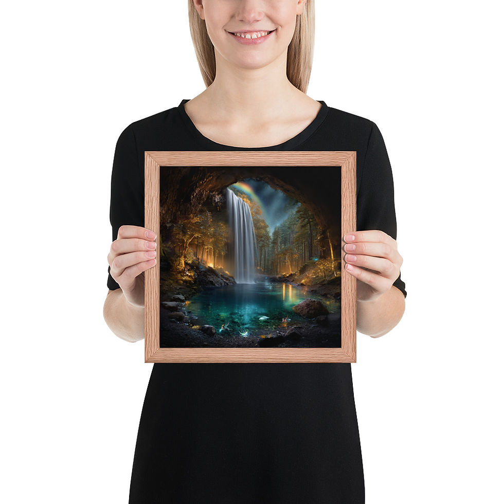 Thumbnail: Enchanted Waterfall Wall Art