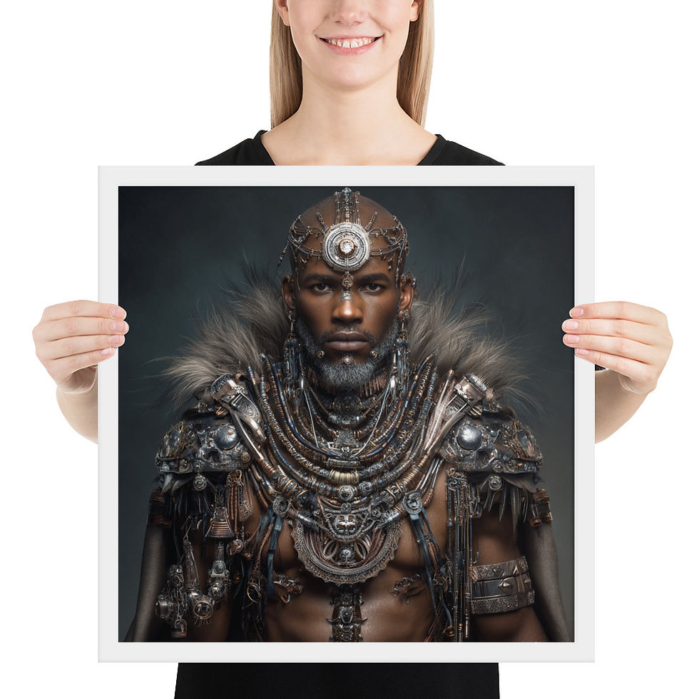 Thumbnail: African Art Framed V2