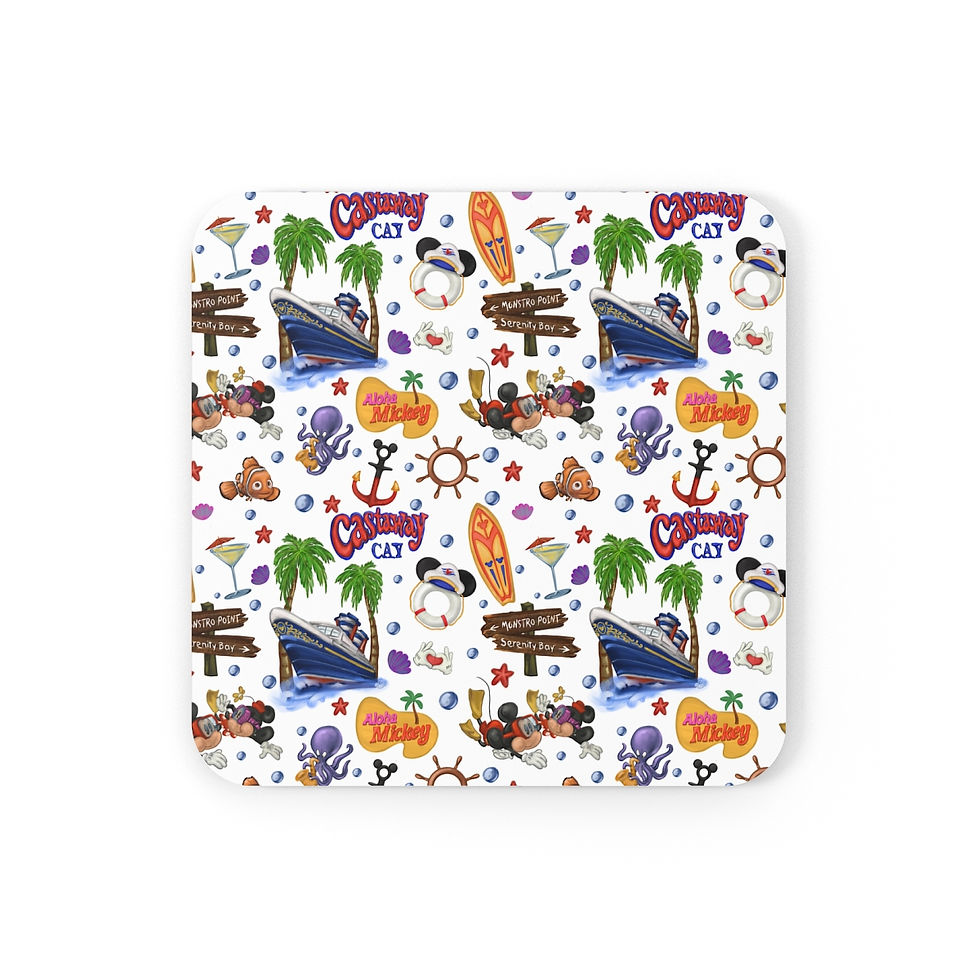 Corkwood Coaster Set