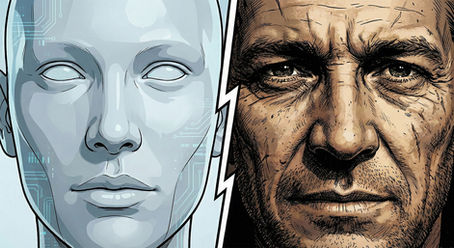 Synthetic perfection versus true grit.