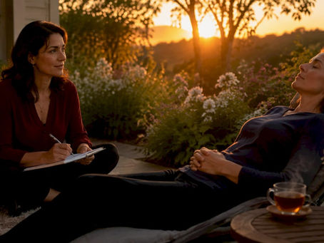 Hypnotherapy session building confidence