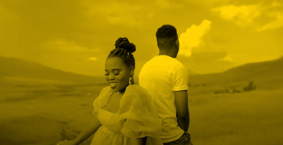 Muscians Nobuhle X Sun El Musician perfoming their joint track Never Never
