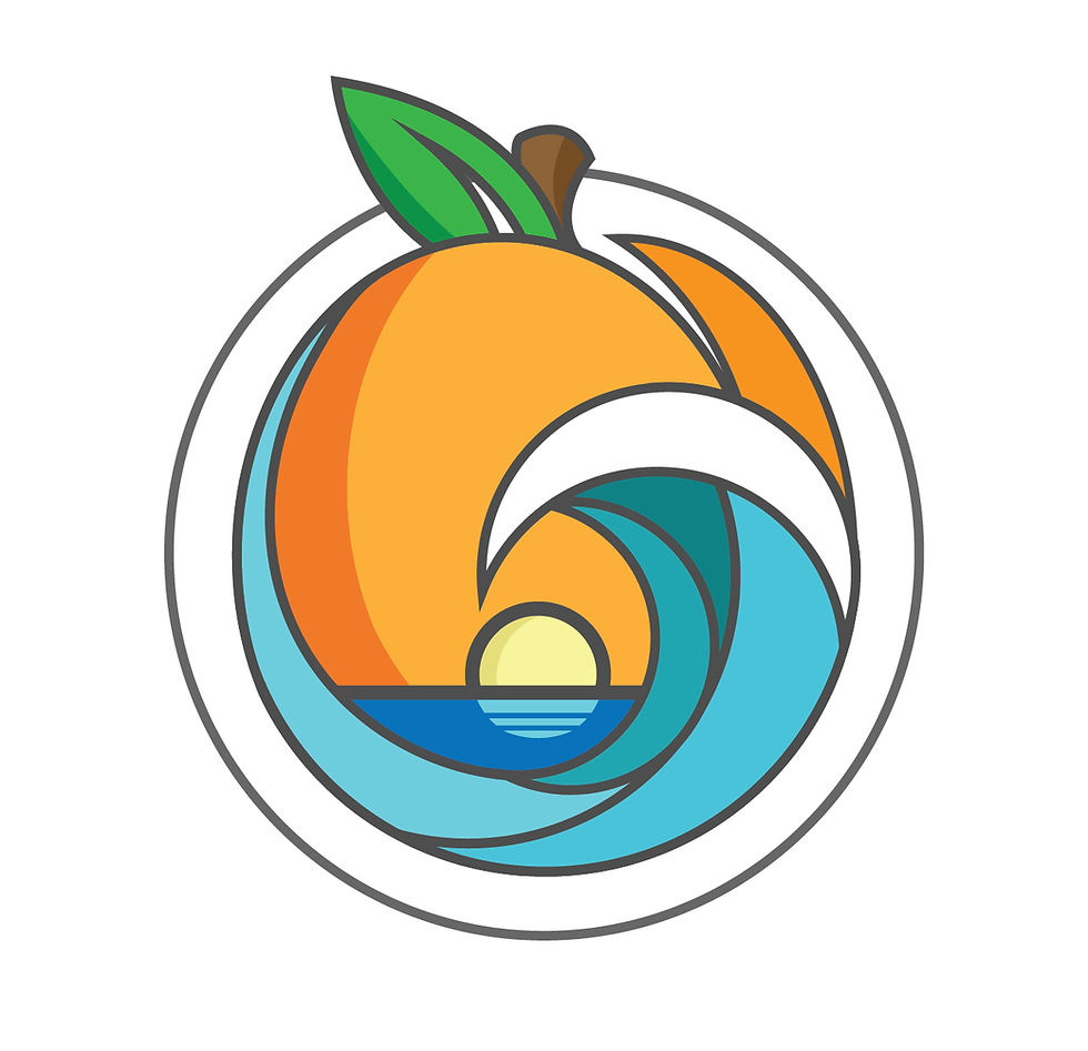 Peach Waves