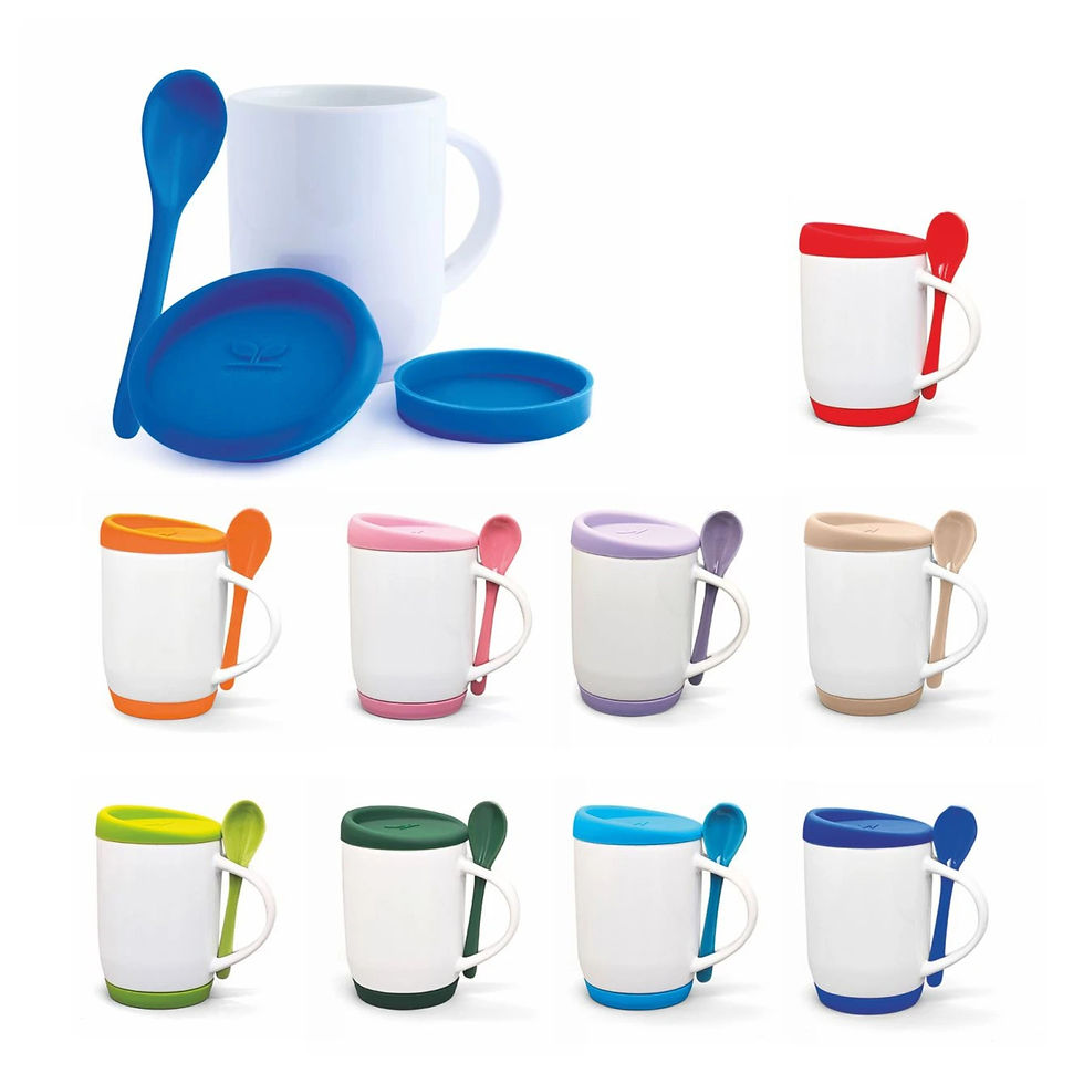 Miniatura: Tazza deluxe con coperchio