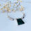 Thumbnail: Eilat Stone Pendant, 925 sterling silver with Eilat Stone and a chain