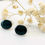 Thumbnail: Eilat Stone Earrings, 925 sterling silver with Eilat Stone