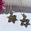 Thumbnail: Star of David pendant, with fine stones, 925 sterling silver with 9K gold