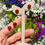 Thumbnail: Set of round red silver sterling and gold plated earrings and rings with the pomegranate flowers from the Holy Land