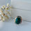 Thumbnail: Set of Eilat Stone Pendant, Earrings and Ring, 925 sterling silver