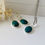Thumbnail: Eilat Stone Earrings, 925 sterling silver with Eilat Stone