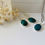 Thumbnail: Eilat Stone Earrings, 925 sterling silver with Eilat Stone