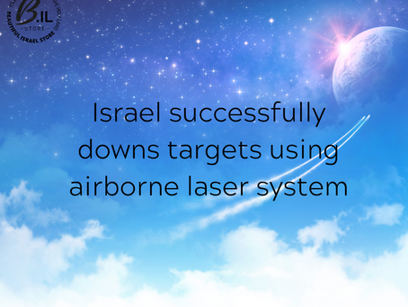 Israel successfully downs targets using airborne laser system
