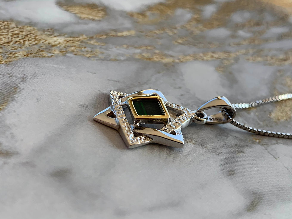 Thumbnail: Star of David Pendant with Old Hebrew Bible Nano sim