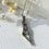 Thumbnail: Map of Israel Pendant, 925 sterling silver with white stones