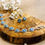 Thumbnail: Set of Roman Glass bracelet and Earrings on Sale, 925 sterling silver, Round