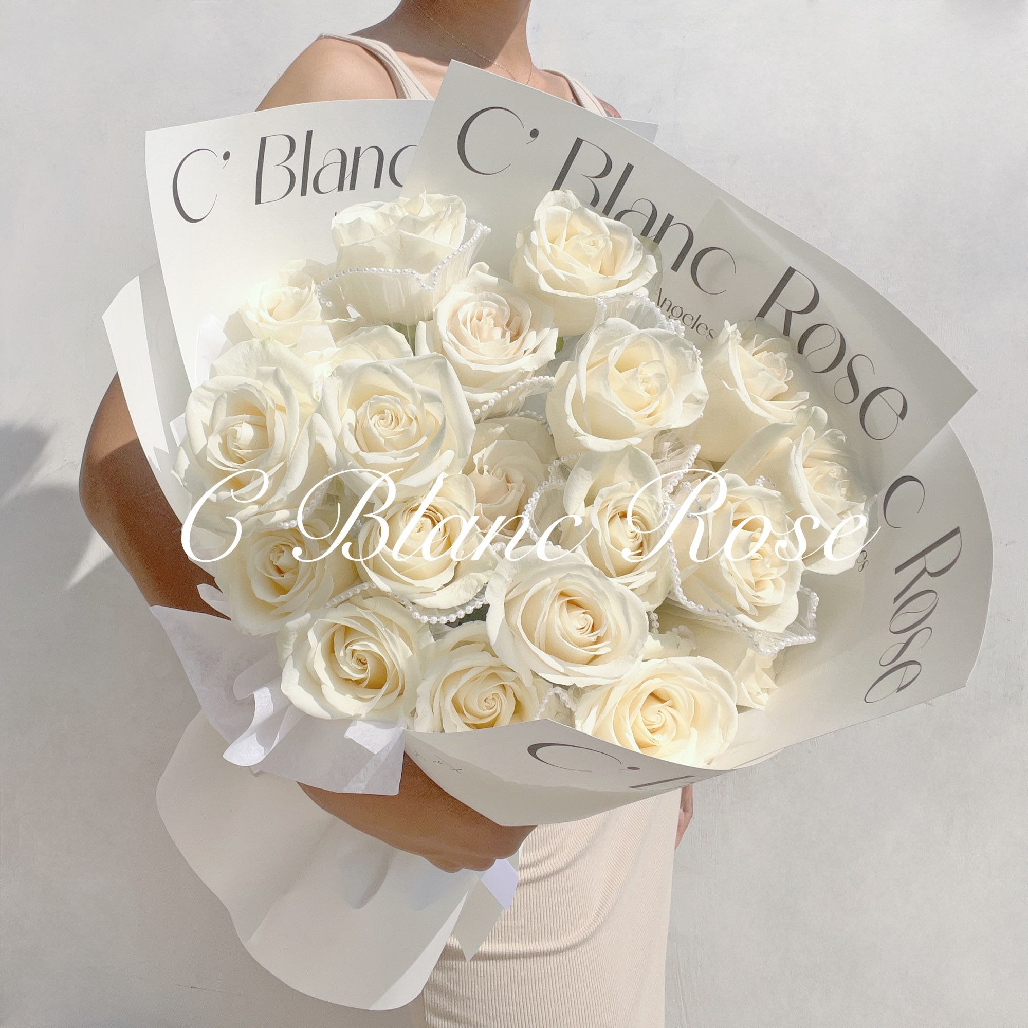 Logo White Rose Bouquet