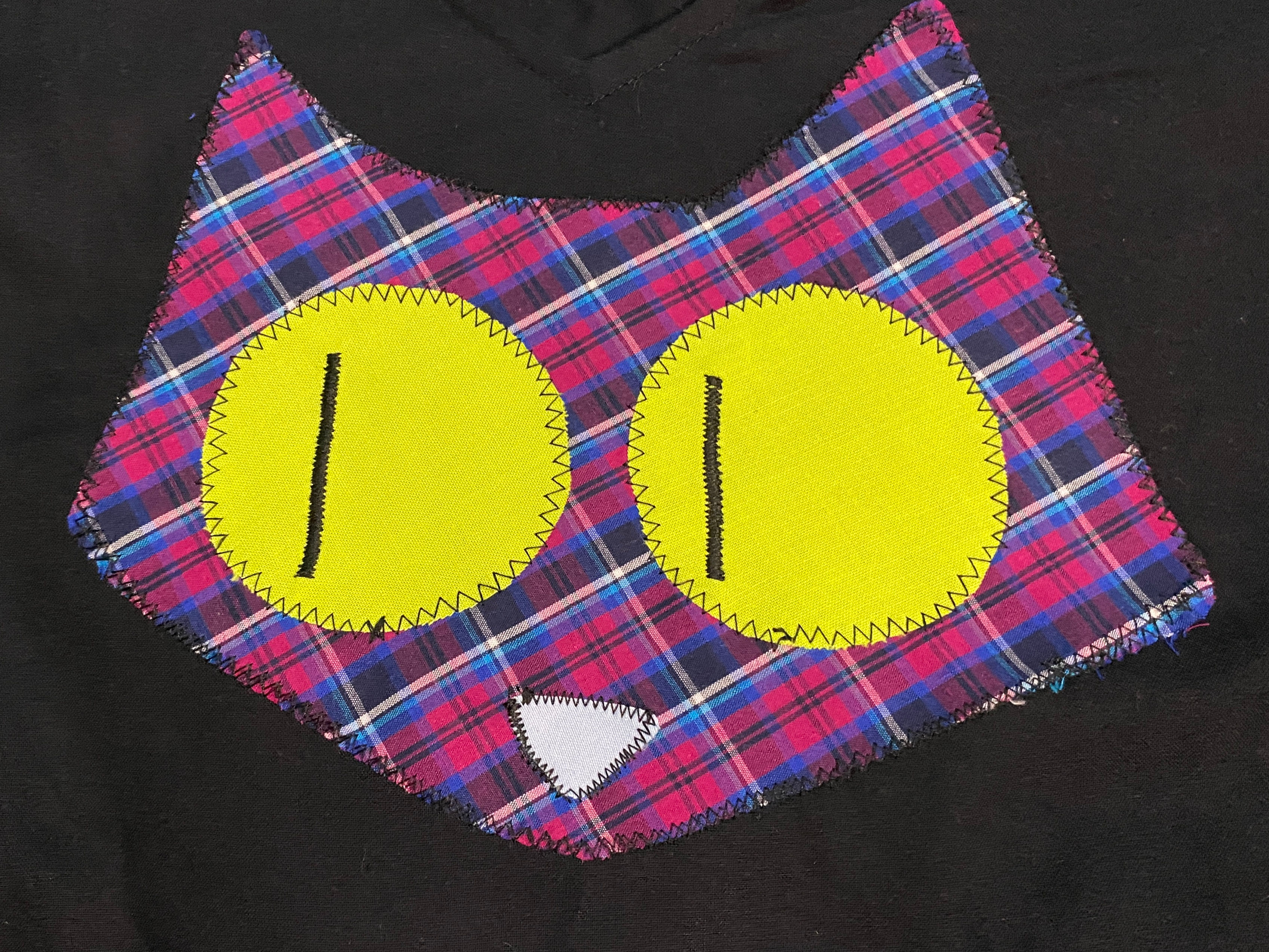 Retro Cat Applique Pattern Digital PDF