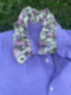 Thumbnail: 1x/2x Purple/Floral Crop Top