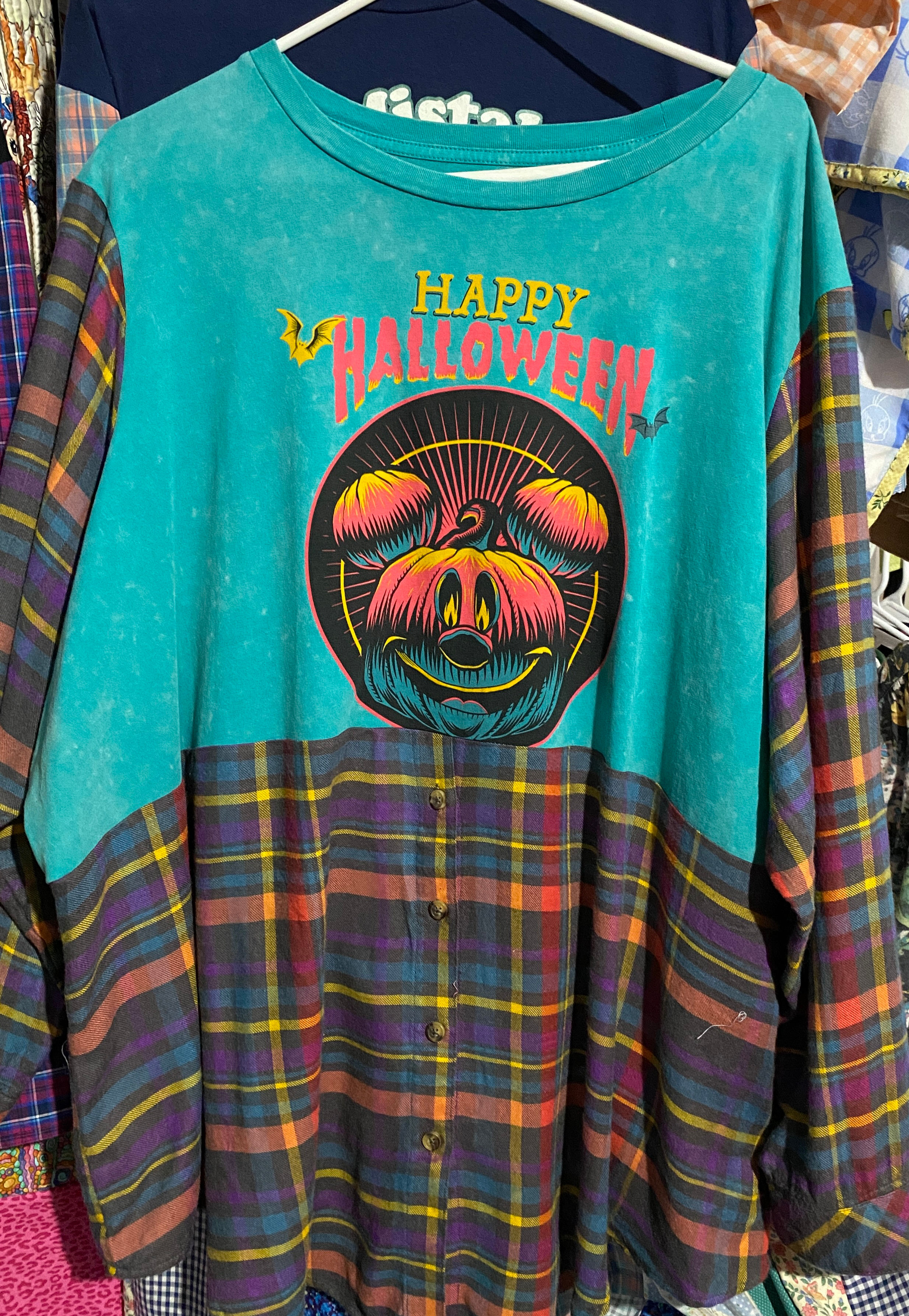 3XL Mickey Halloween Top