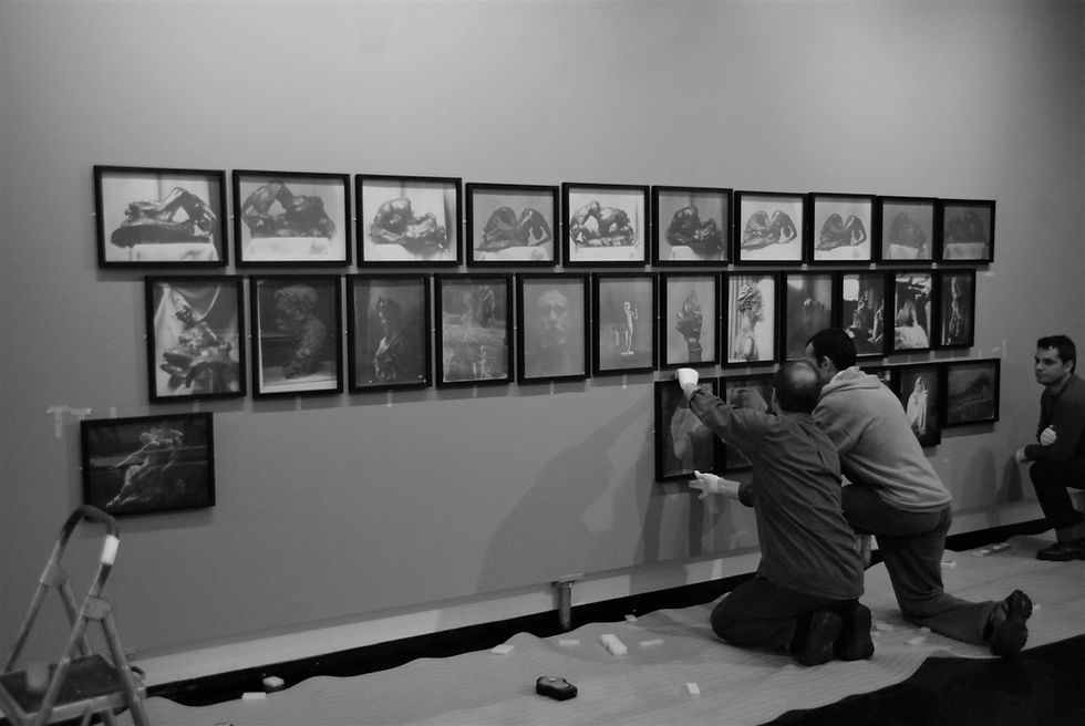 MONTAGE EXPOSITION RODIN MASP SAO PAULO