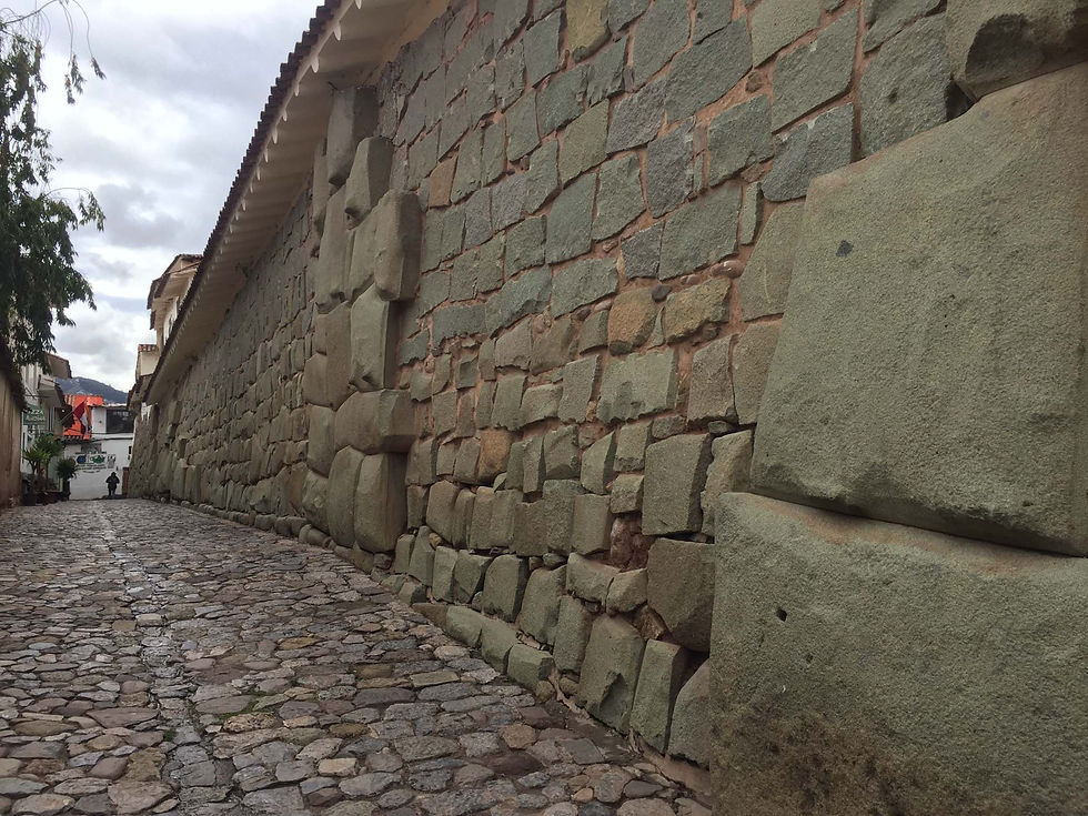 Cusco Inca stone wall
