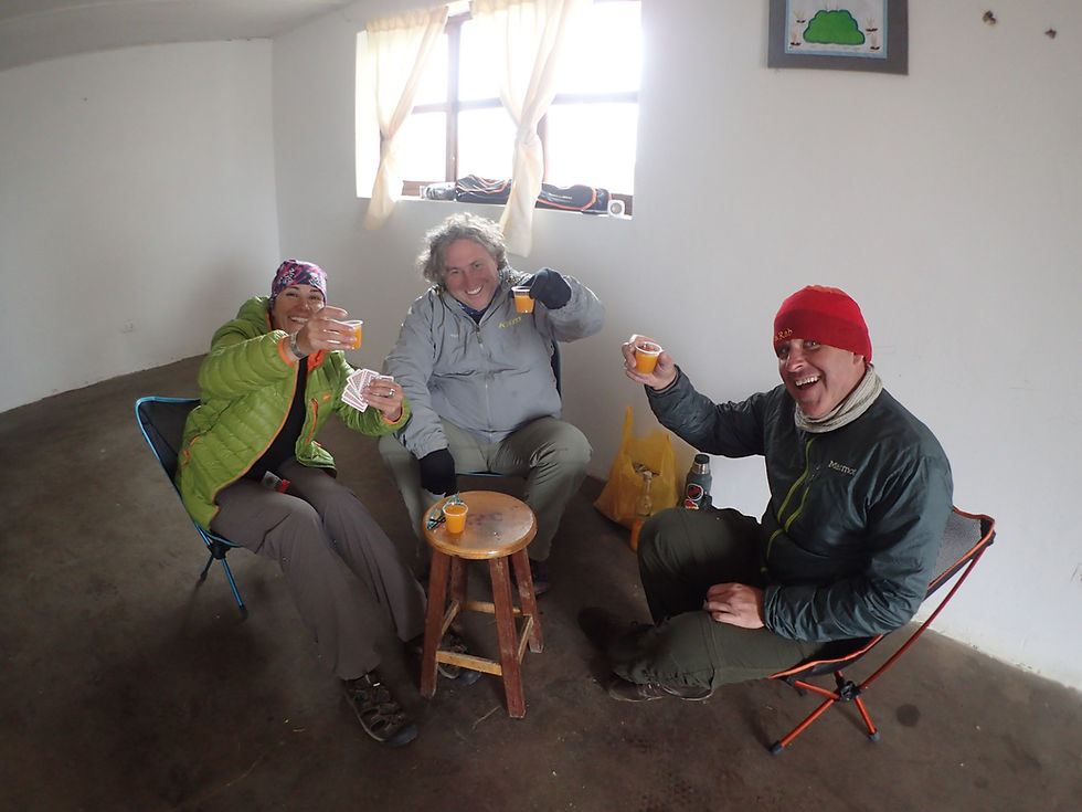 High altitude dinking competition - Picture by Suzie Bostock