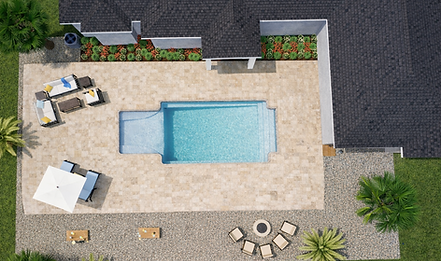 Backyard oasis with pool and seating.png