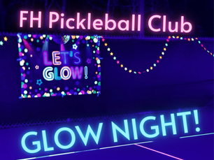 Glow-in-the-Dark Pickleball!