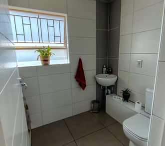Tiled private bathroom facility inside DanceIt Studio 2 venue hire