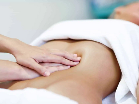 woman receiving lymphatic drainage massage in Salem, WI