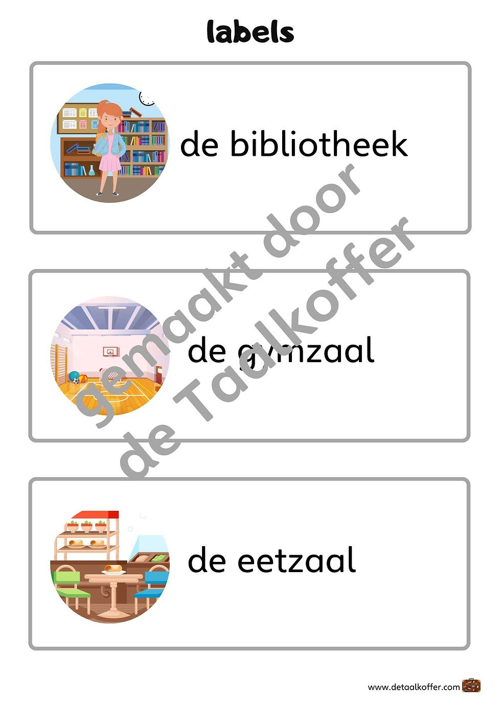 Thumbnail: op school grote labels
