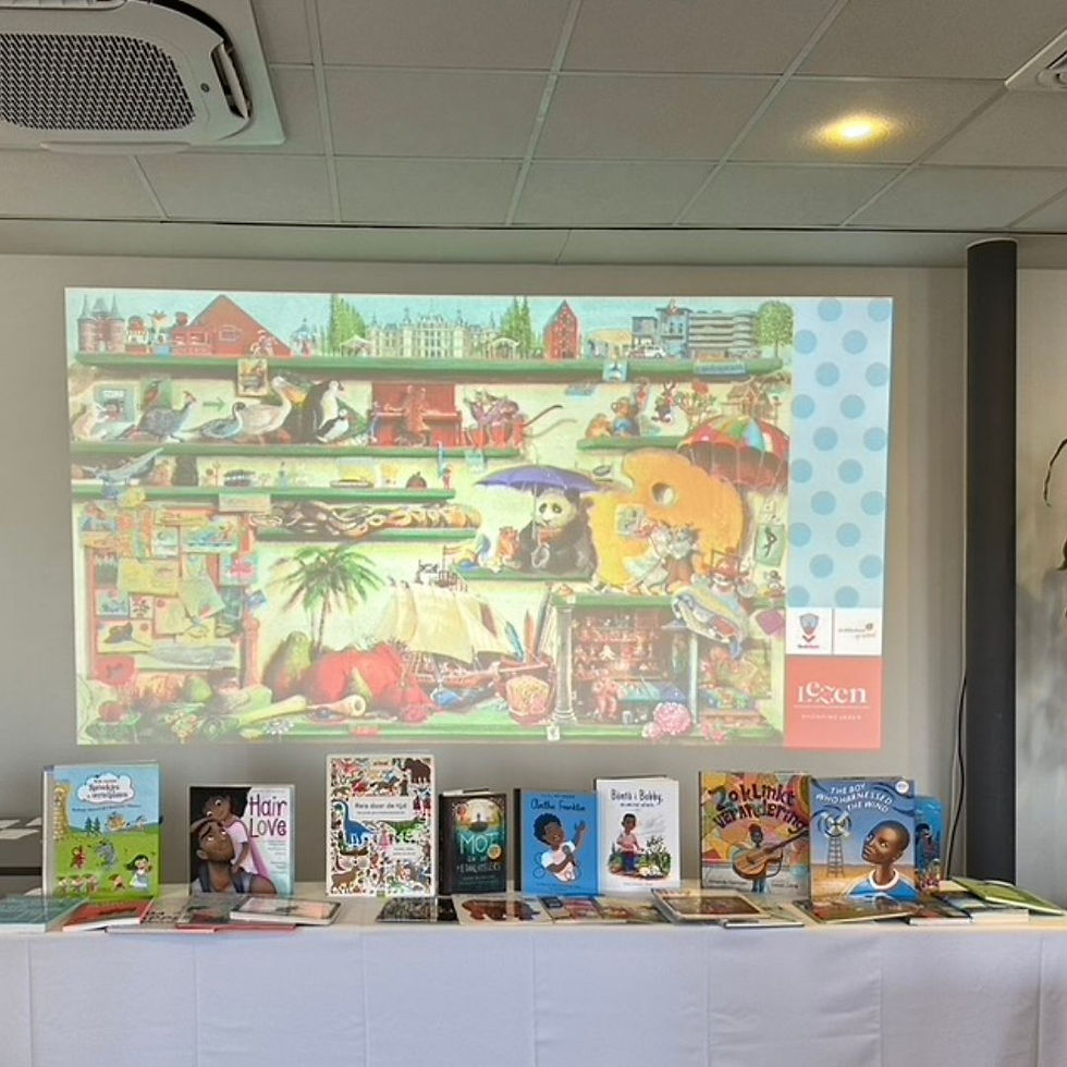 slide en materiaal tijdens training